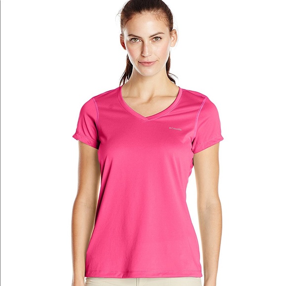 Columbia Sportswear pink T-shirt NWT - Picture 1 of 8